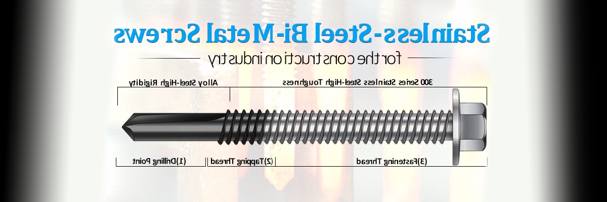 Stainless and bi-metal fasteners selected for high corrosivity environments